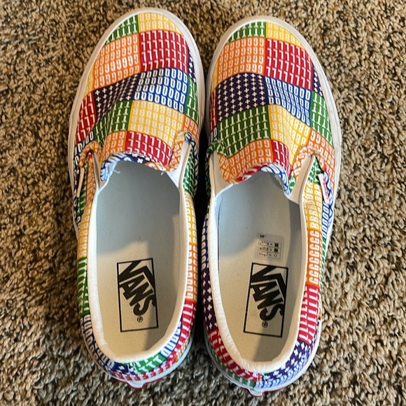 Pride vans size 8 men woman 9.5 NEW - Picture 4 of 11